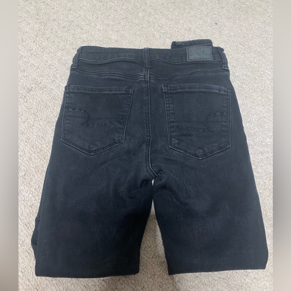 Black Skinny Ripped Jeans